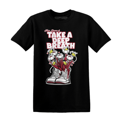High 85 Metallic Burgundy 1s T Shirt Match Bee Sneaker - NastyJamz