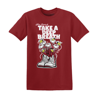 High 85 Metallic Burgundy 1s T Shirt Match Bee Sneaker - NastyJamz