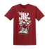 High 85 Metallic Burgundy 1s T Shirt Match Bee Sneaker - NastyJamz