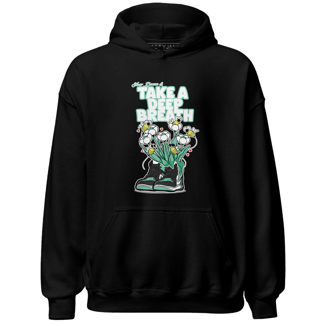 High OG Green Glow 1s Hoodie Match Bee Sneaker - NastyJamz