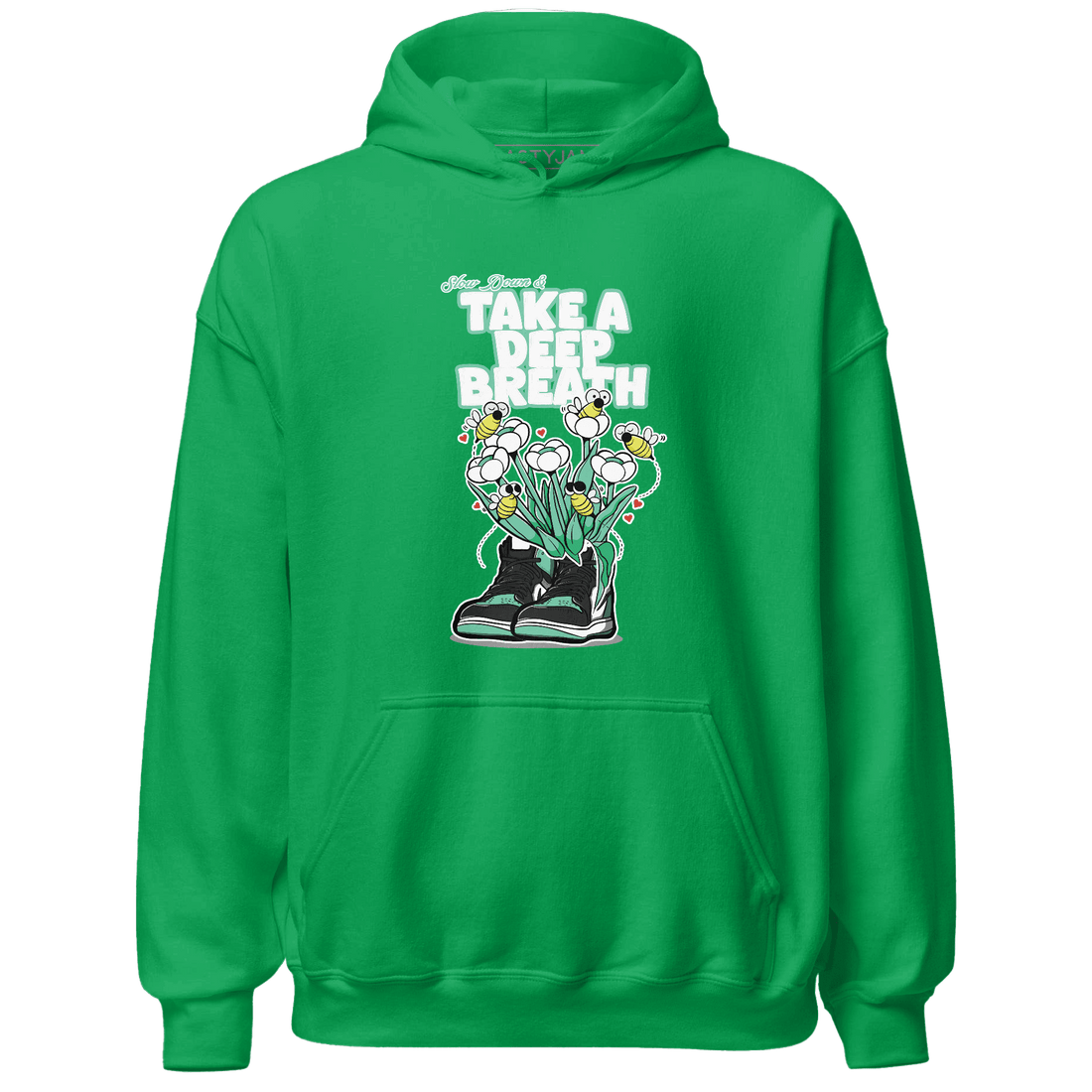 High OG Green Glow 1s Hoodie Match Bee Sneaker - NastyJamz