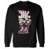 High White Team Red 1s Sweatshirt Match Bee Sneaker - NastyJamz