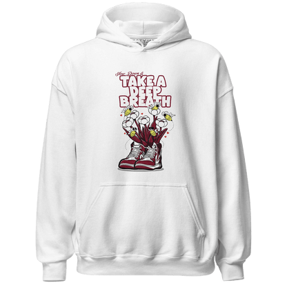 High White Team Red 1s Hoodie Match Bee Sneaker - NastyJamz