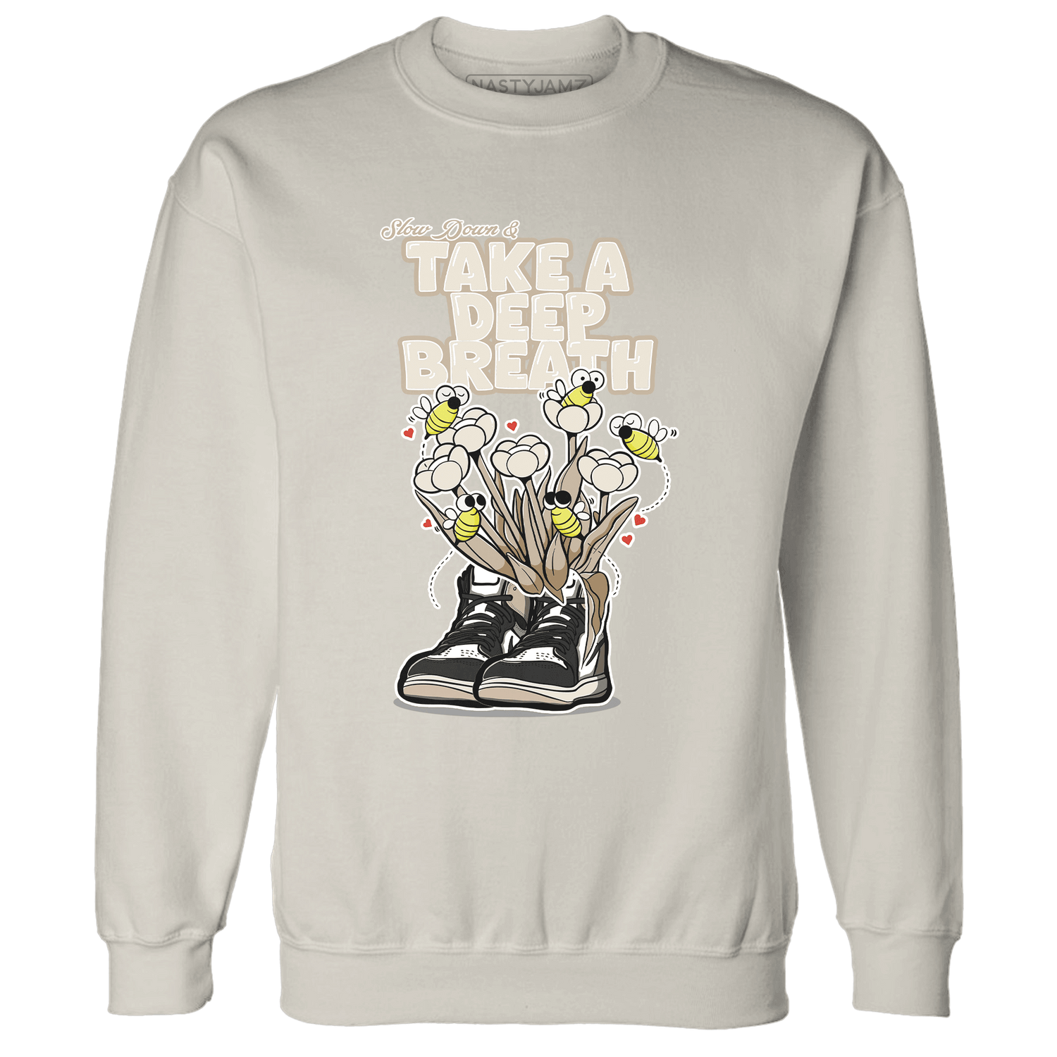 Latte 1s Sweatshirt Match Bee Sneaker - NastyJamz