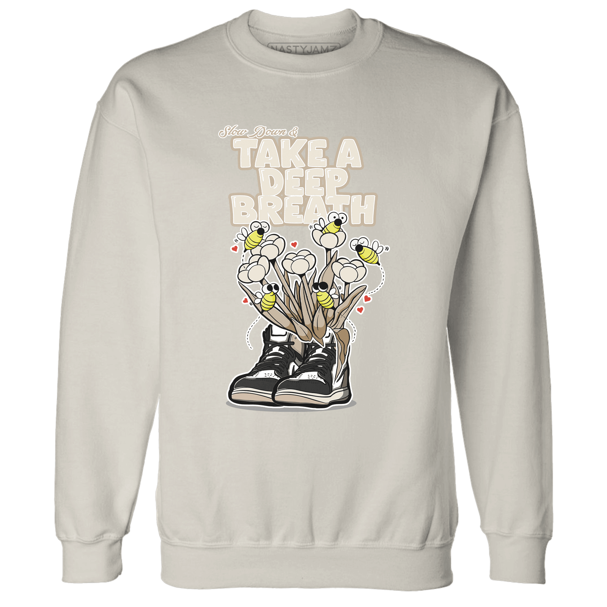 Latte 1s Sweatshirt Match Bee Sneaker - NastyJamz