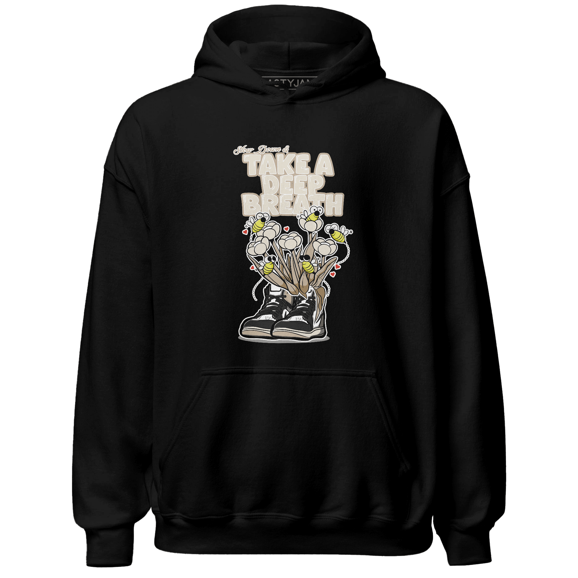 Latte 1s Hoodie Match Bee Sneaker - NastyJamz