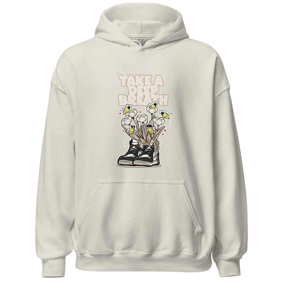 Latte 1s Hoodie Match Bee Sneaker - NastyJamz