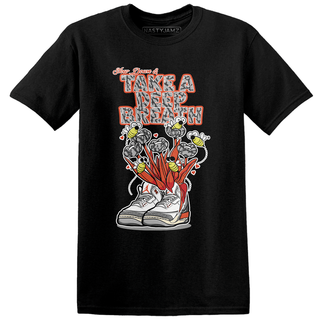 Georgia Peach 3s T Shirt Match Bee Sneaker - NastyJamz