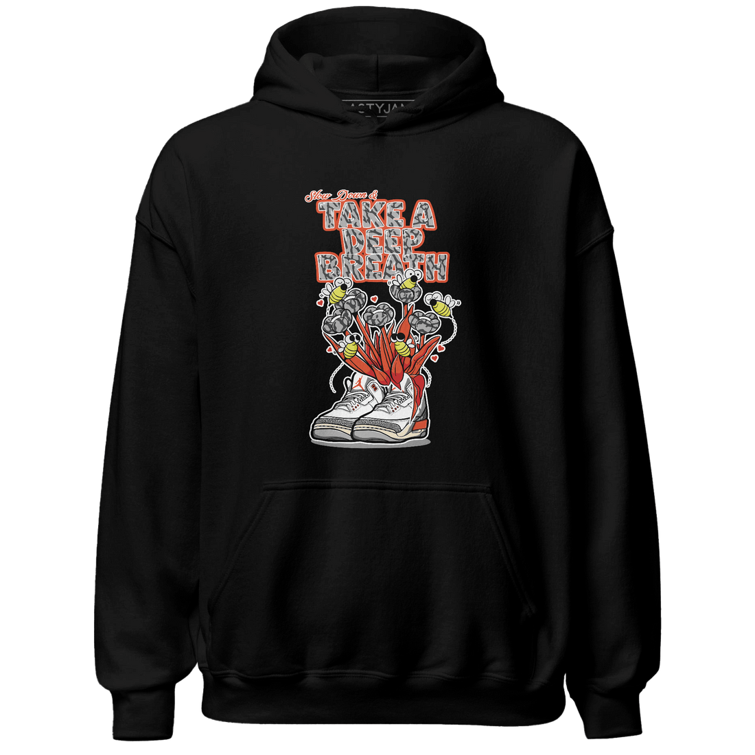 Georgia Peach 3s Hoodie Match Bee Sneaker - NastyJamz