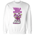 GS Hyper Violet 4s Sweatshirt Match Bee Sneaker - NastyJamz
