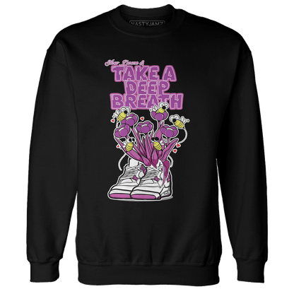 GS Hyper Violet 4s Sweatshirt Match Bee Sneaker - NastyJamz