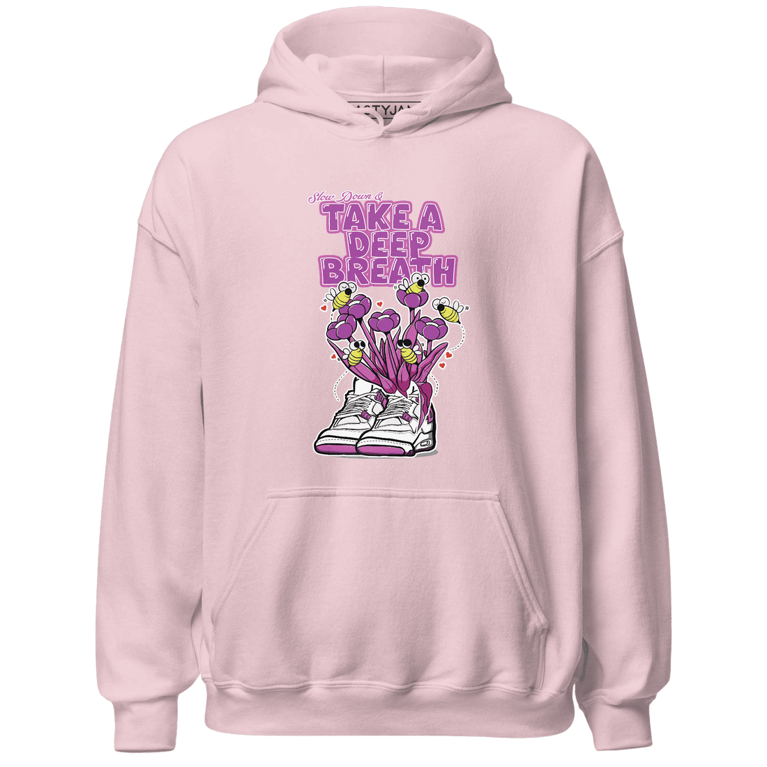 GS Hyper Violet 4s Hoodie Match Bee Sneaker - NastyJamz