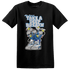 Industrial Blue 4s T Shirt Match Bee Sneaker - NastyJamz