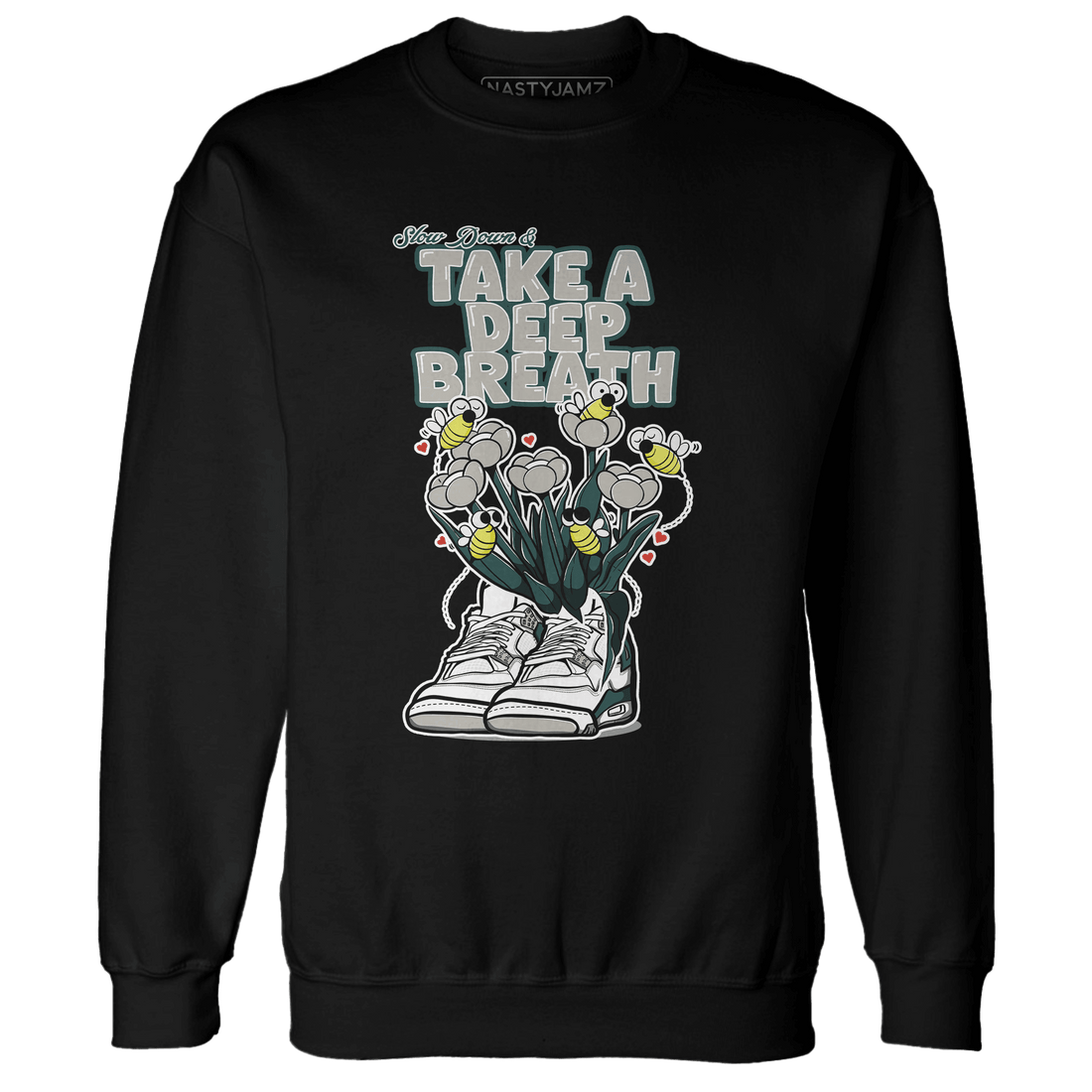 Oxidized Green 4s Sweatshirt Match Bee Sneaker - NastyJamz