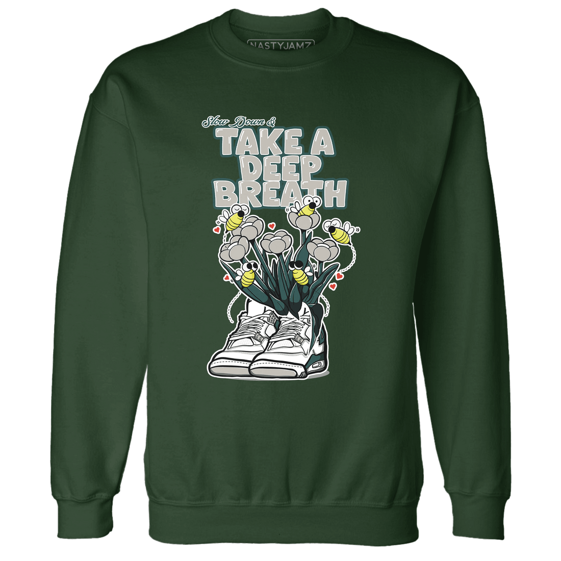 Oxidized Green 4s Sweatshirt Match Bee Sneaker - NastyJamz