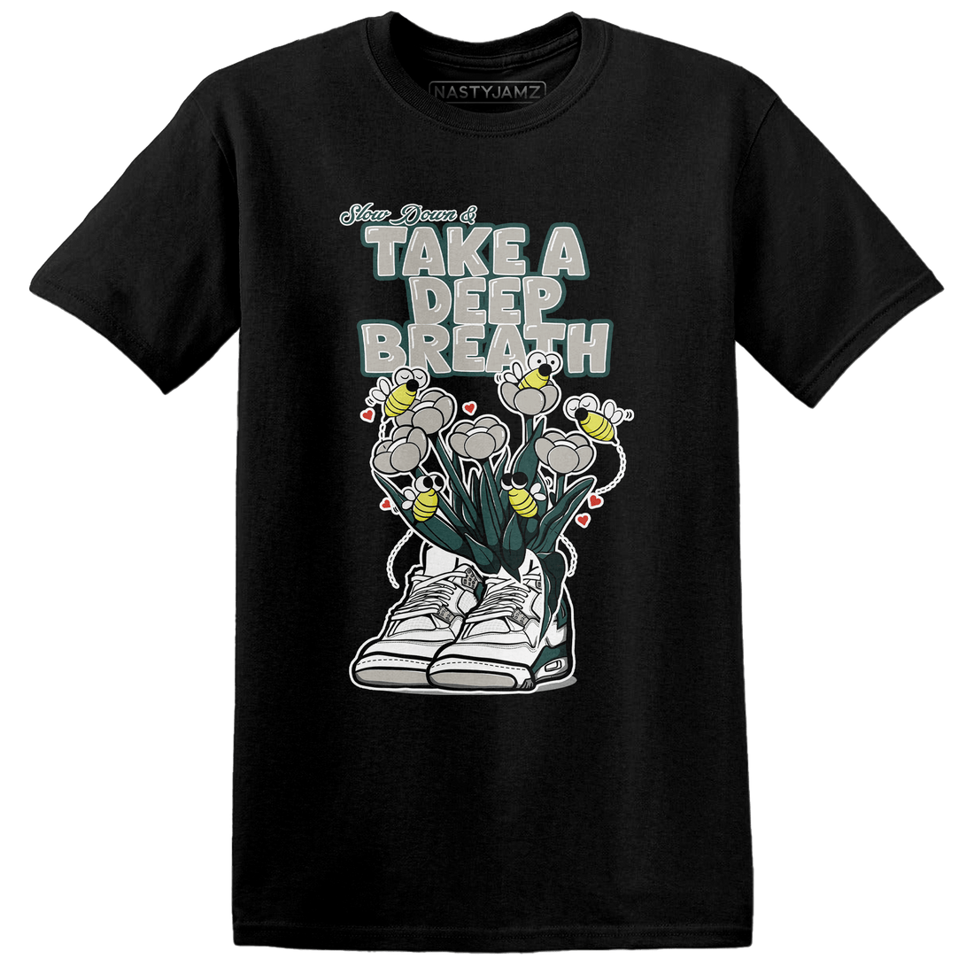 Oxidized Green 4s T Shirt Match Bee Sneaker - NastyJamz