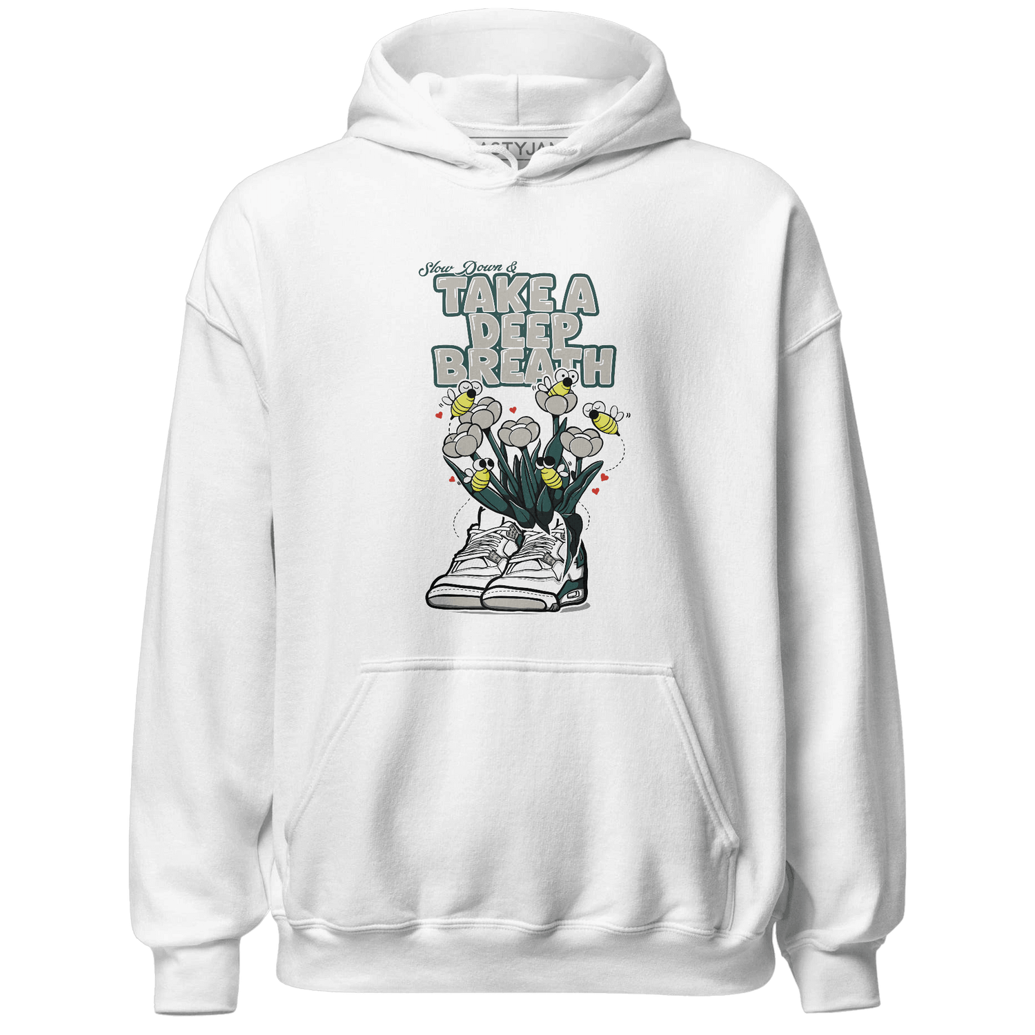 Oxidized Green 4s Hoodie Match Bee Sneaker - NastyJamz
