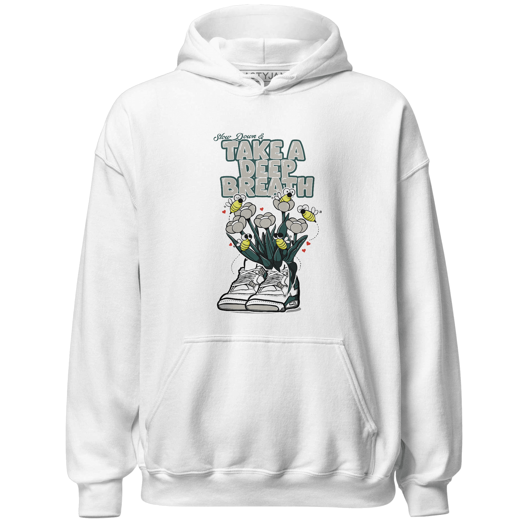 Oxidized Green 4s Hoodie Match Bee Sneaker - NastyJamz