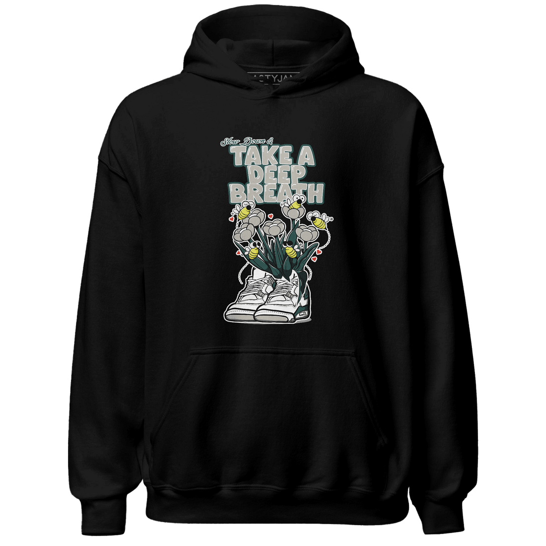 Oxidized Green 4s Hoodie Match Bee Sneaker - NastyJamz