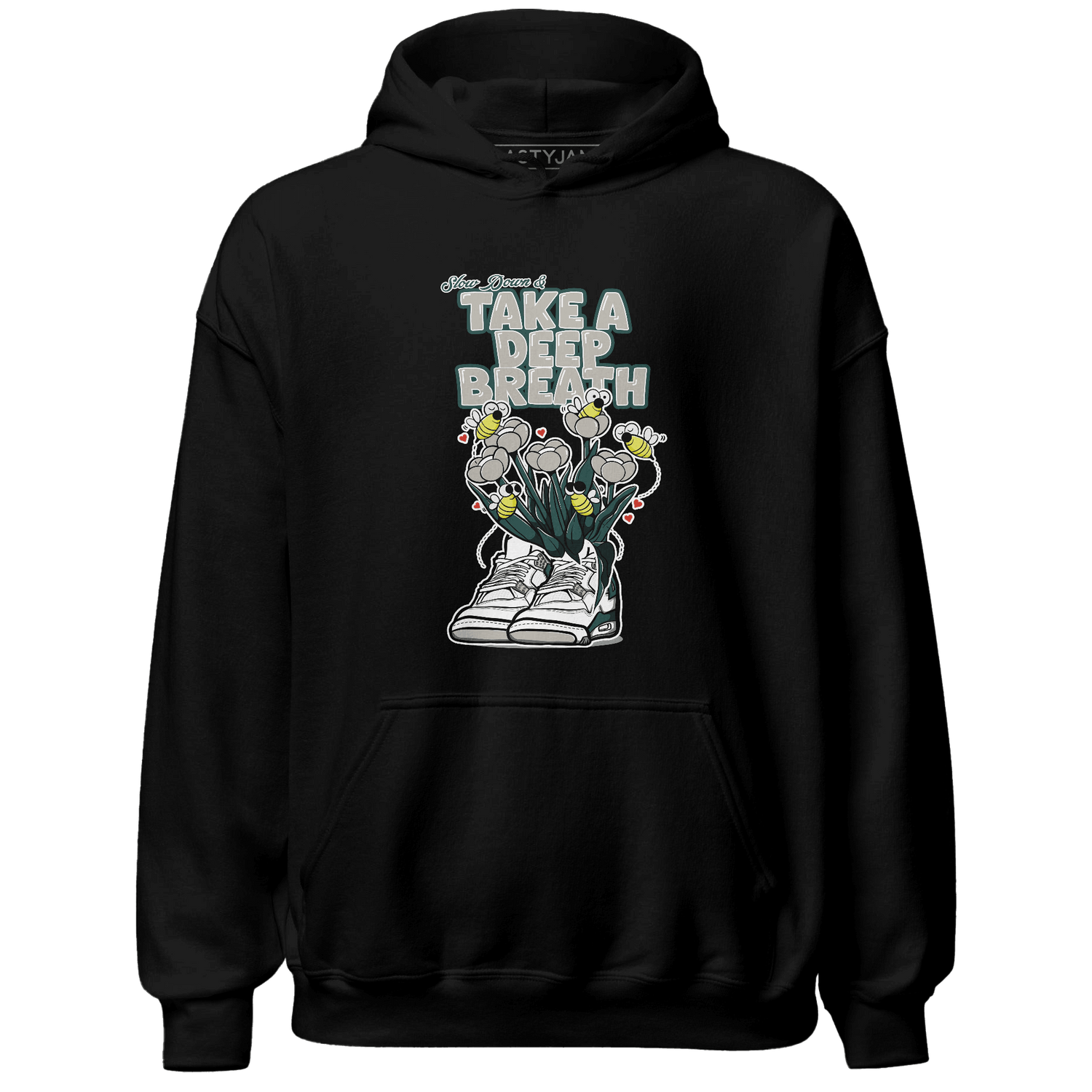 Oxidized Green 4s Hoodie Match Bee Sneaker - NastyJamz