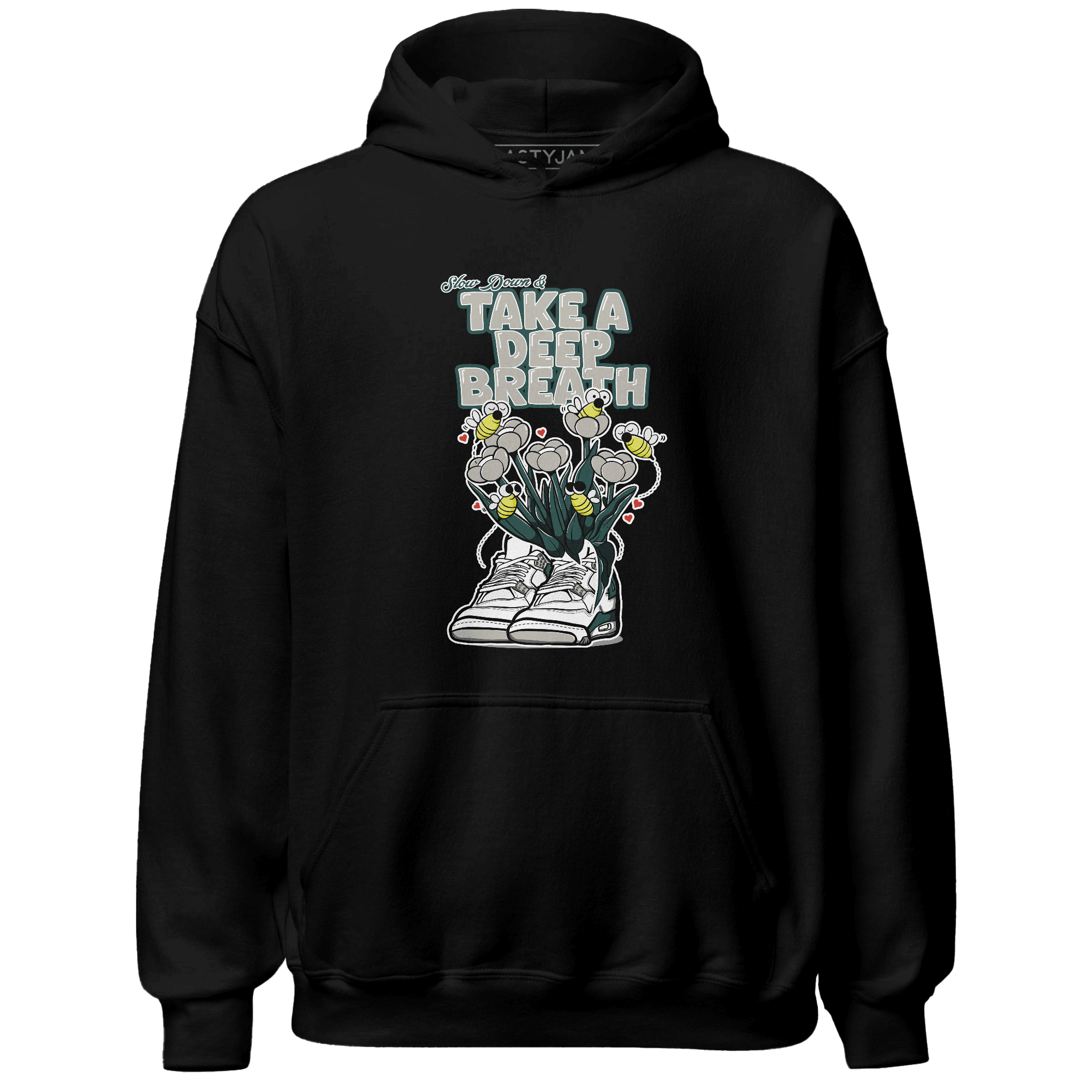 Oxidized Green 4s Hoodie Match Bee Sneaker - NastyJamz