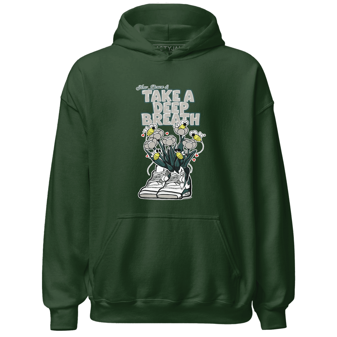 Oxidized Green 4s Hoodie Match Bee Sneaker - NastyJamz