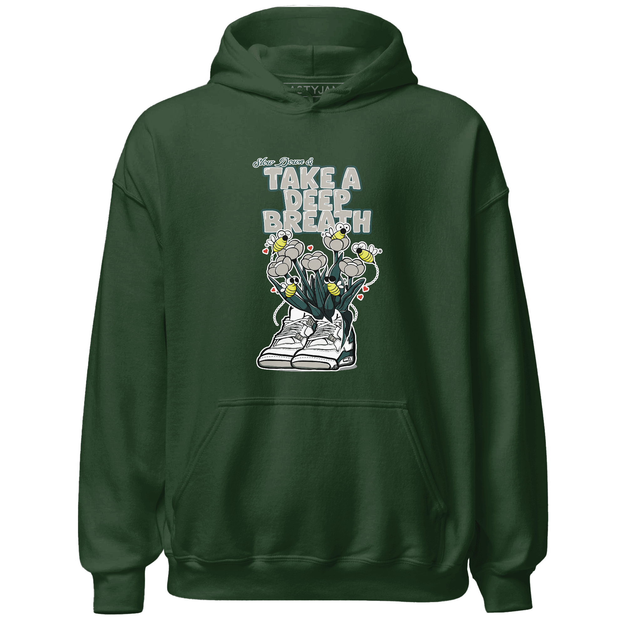 Oxidized Green 4s Hoodie Match Bee Sneaker - NastyJamz
