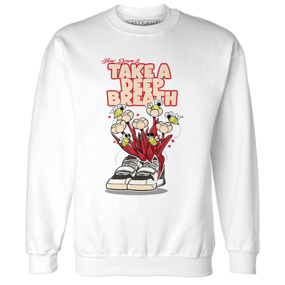 Jumman Jack University Red Sweatshirt Match Bee Sneaker - NastyJamz