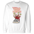 Jumman Jack University Red Sweatshirt Match Bee Sneaker - NastyJamz