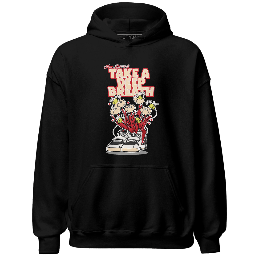 Jumman Jack University Red Hoodie Match Bee Sneaker - NastyJamz