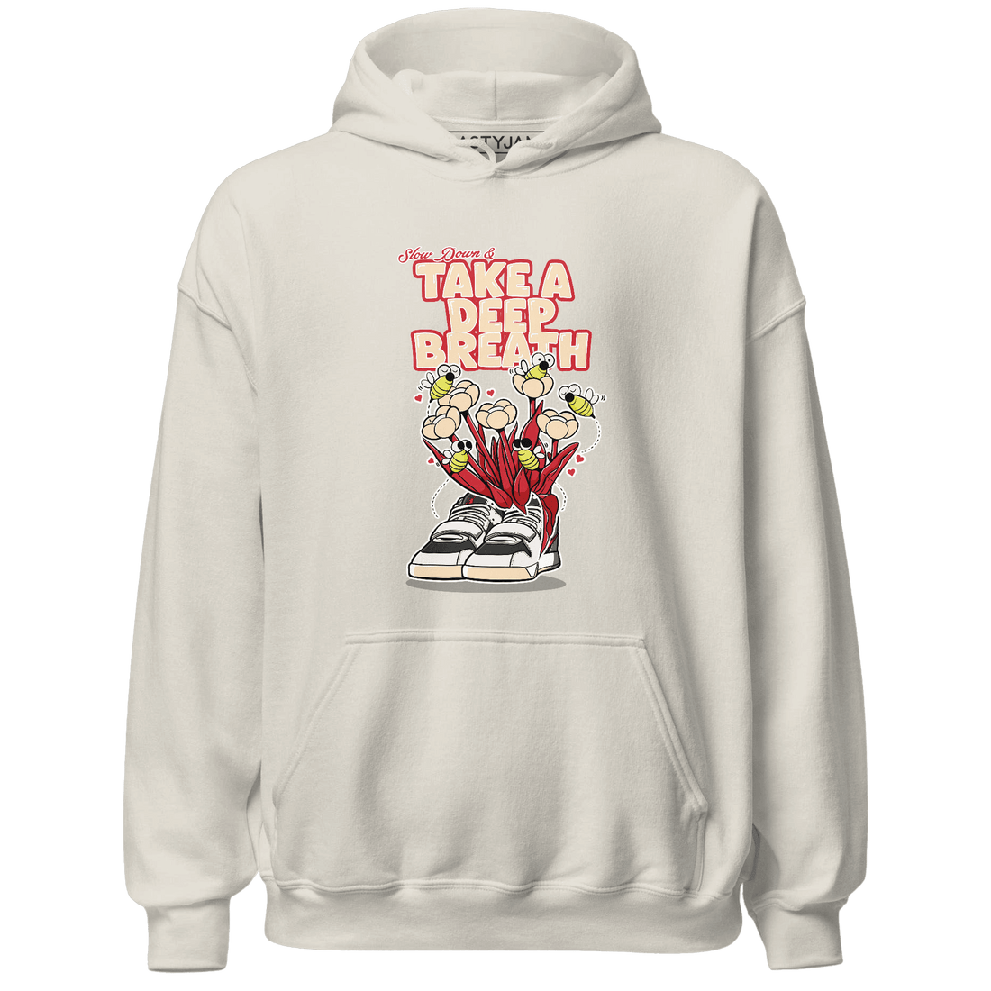 Jumman Jack University Red Hoodie Match Bee Sneaker - NastyJamz