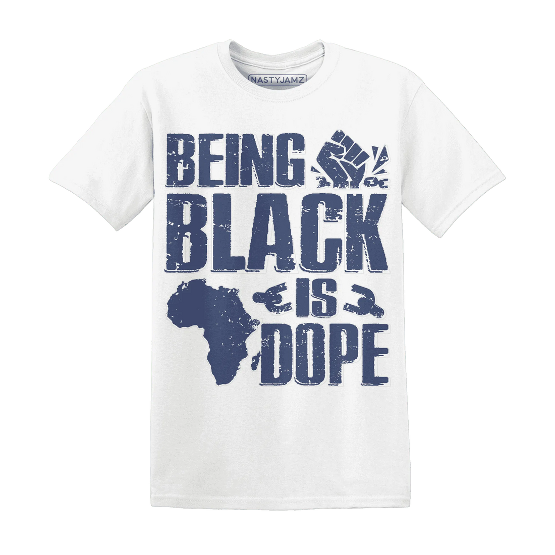 Low-Diffused-Blue-11s-T-Shirt-Match-Being-Black-Is-Dope