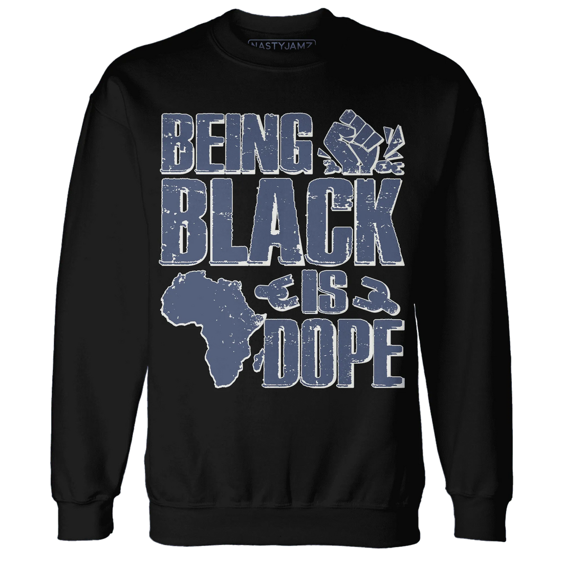 Low-Diffused-Blue-11s-Sweatshirt-Match-Being-Black-Is-Dope