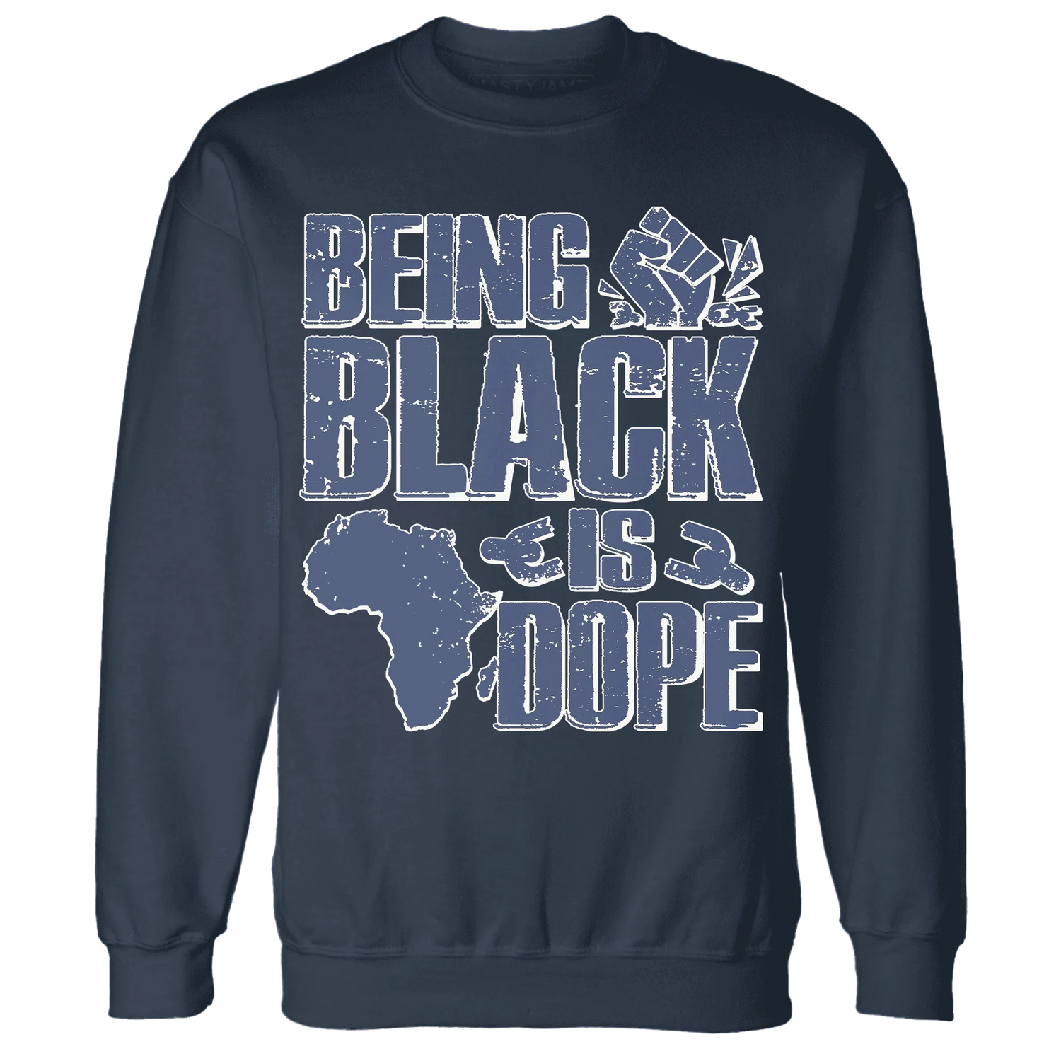 Low-Diffused-Blue-11s-Sweatshirt-Match-Being-Black-Is-Dope