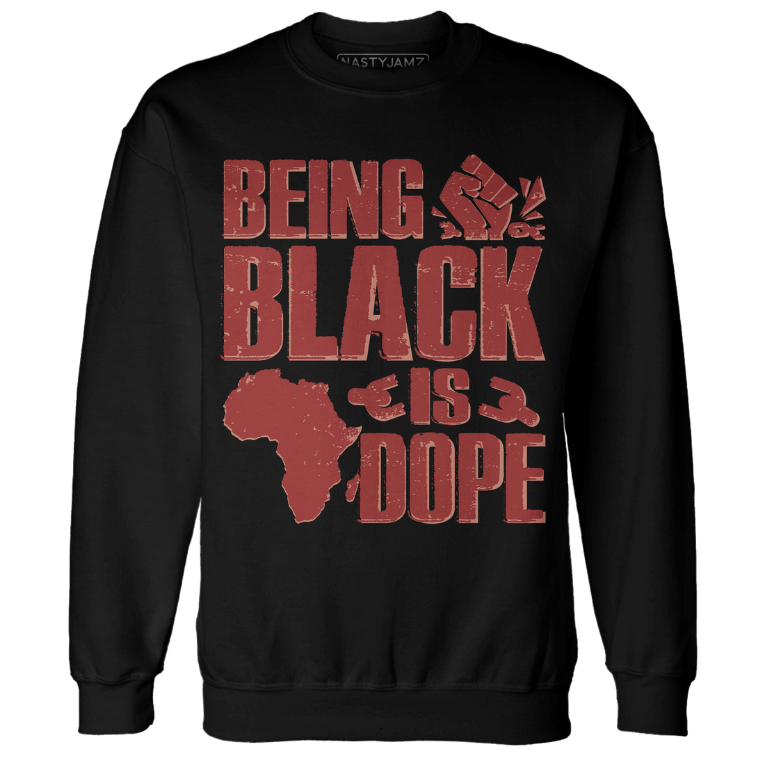 Dune Red 13s Sweatshirt Match Being Black Is Dope - NastyJamz