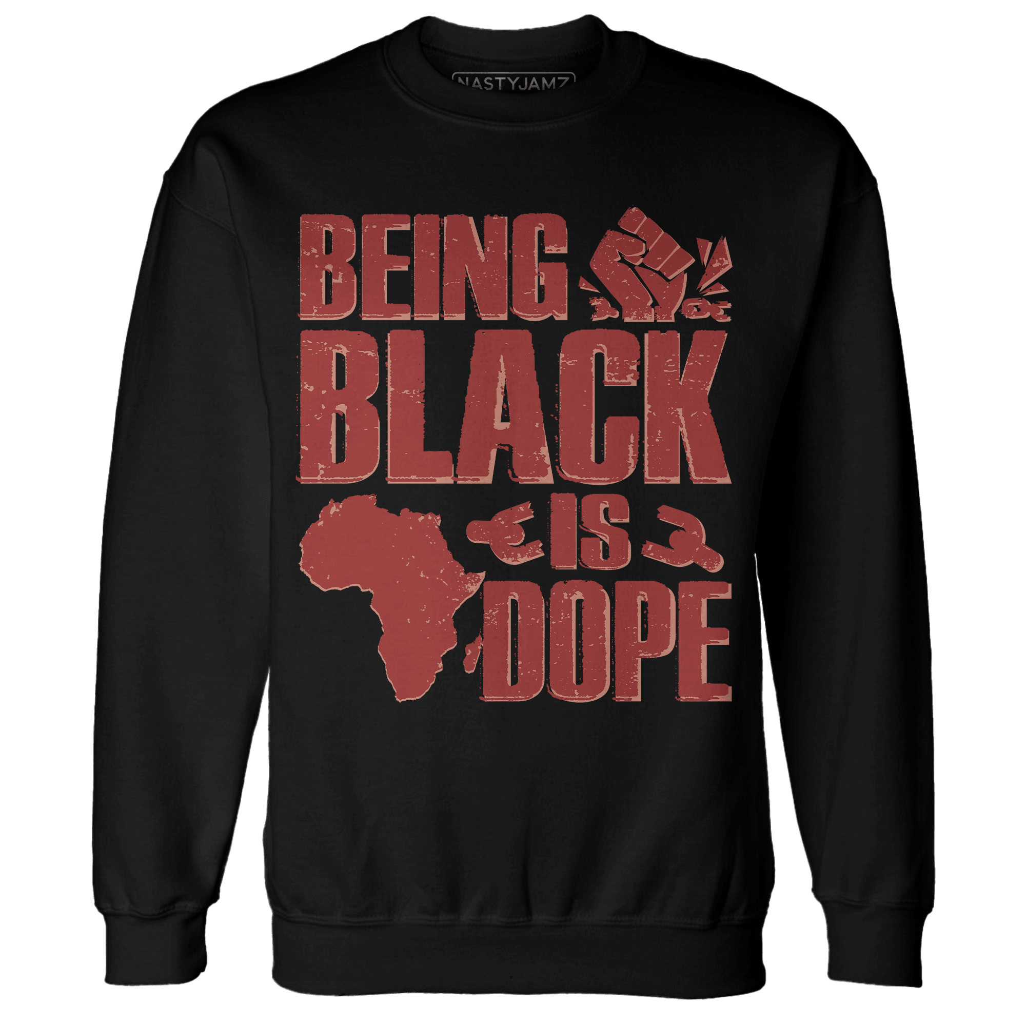 Dune Red 13s Sweatshirt Match Being Black Is Dope - NastyJamz