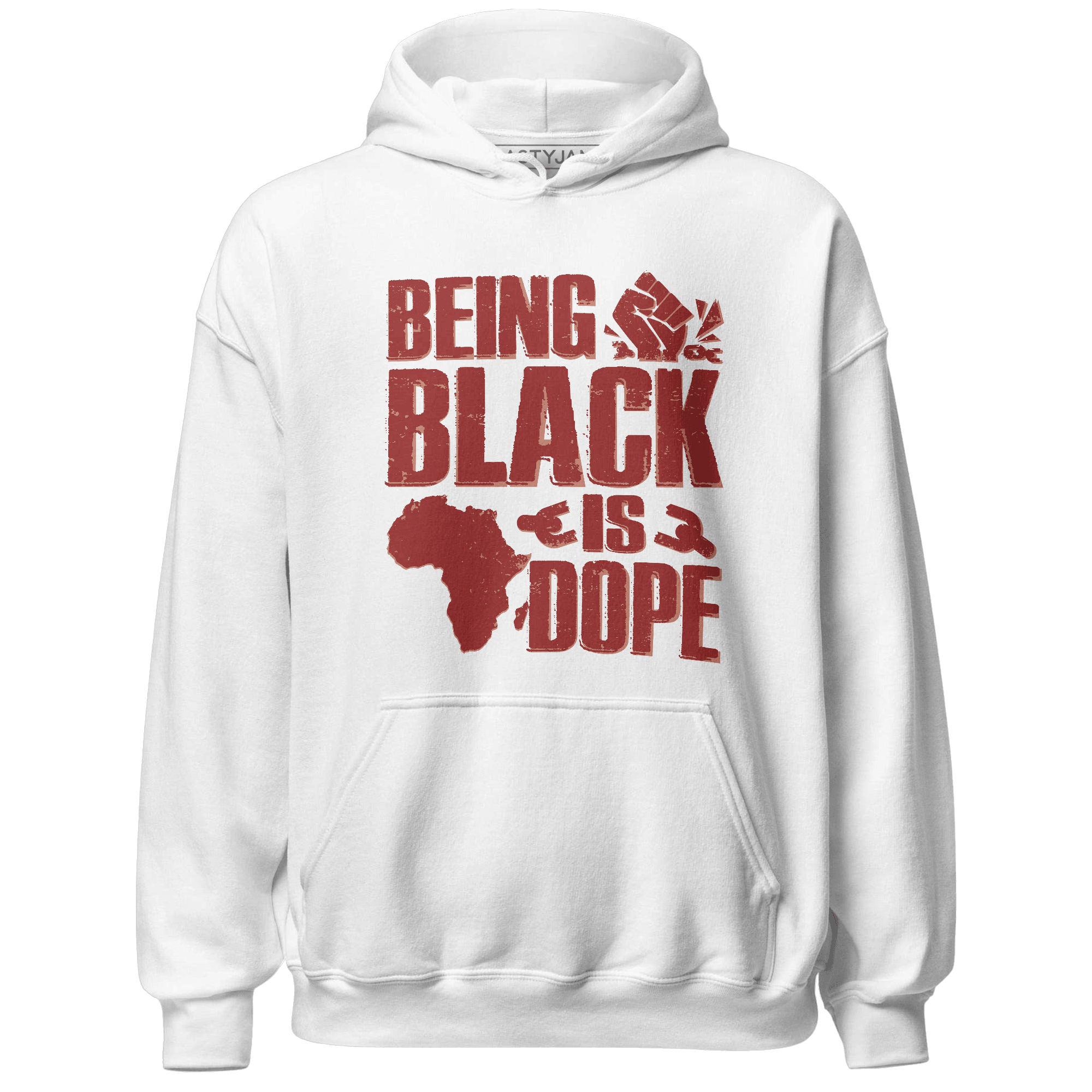 Dune Red 13s Hoodie Match Being Black Is Dope - NastyJamz