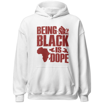 Dune Red 13s Hoodie Match Being Black Is Dope - NastyJamz