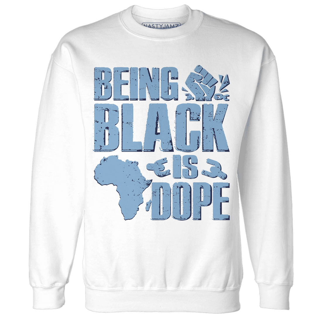 First In Flight 1s Sweatshirt Match Being Black Is Dope - NastyJamz