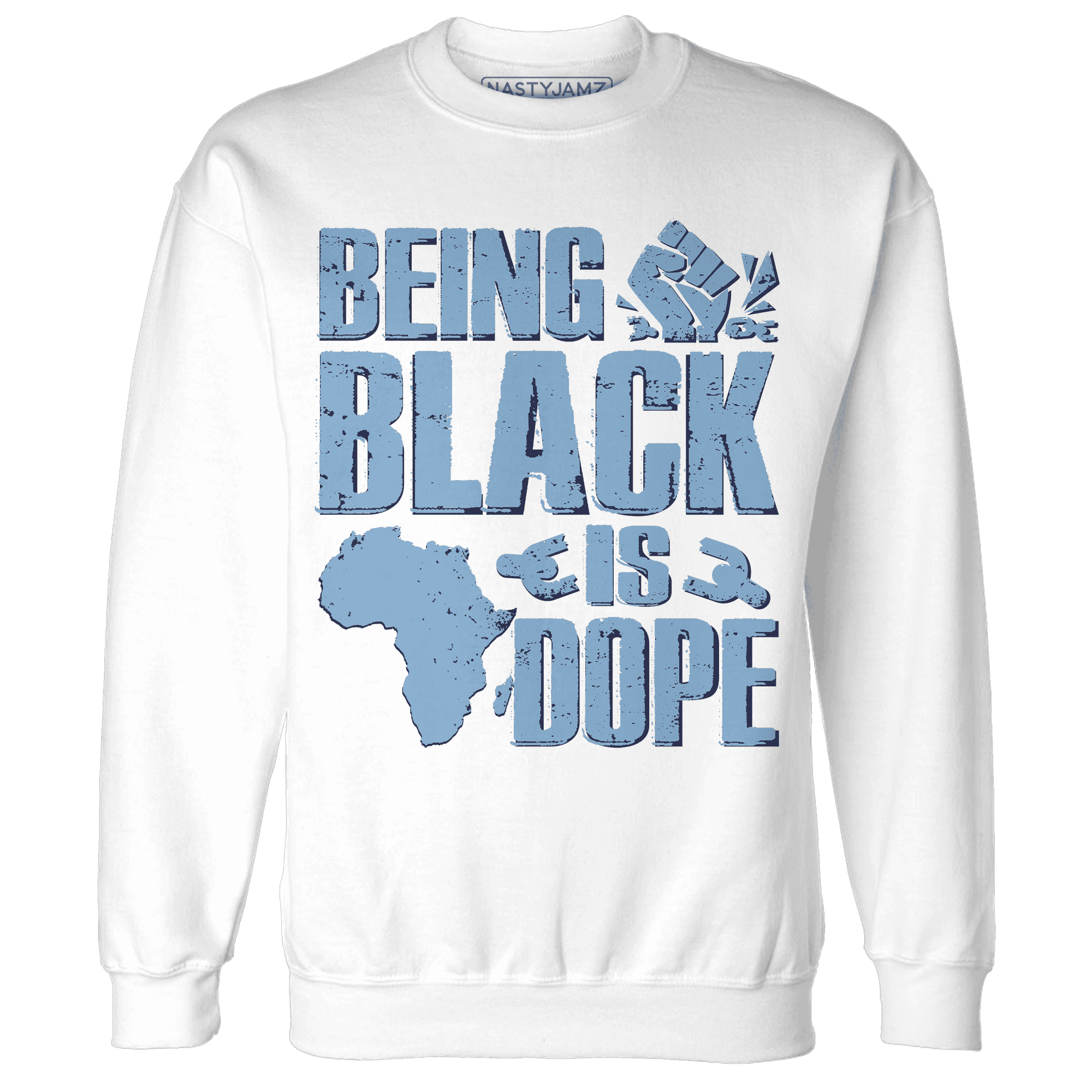 First In Flight 1s Sweatshirt Match Being Black Is Dope - NastyJamz