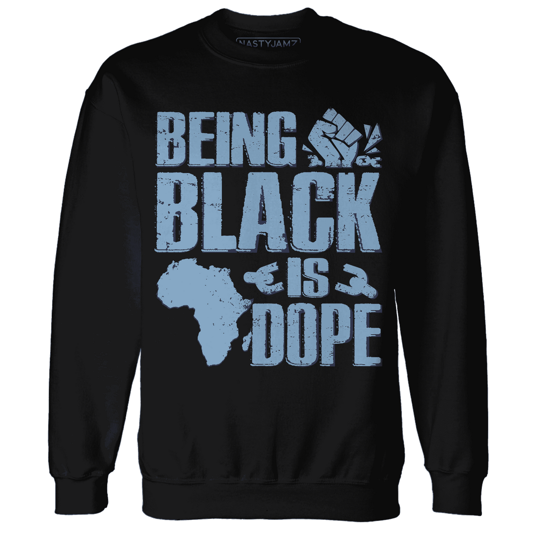 First In Flight 1s Sweatshirt Match Being Black Is Dope - NastyJamz