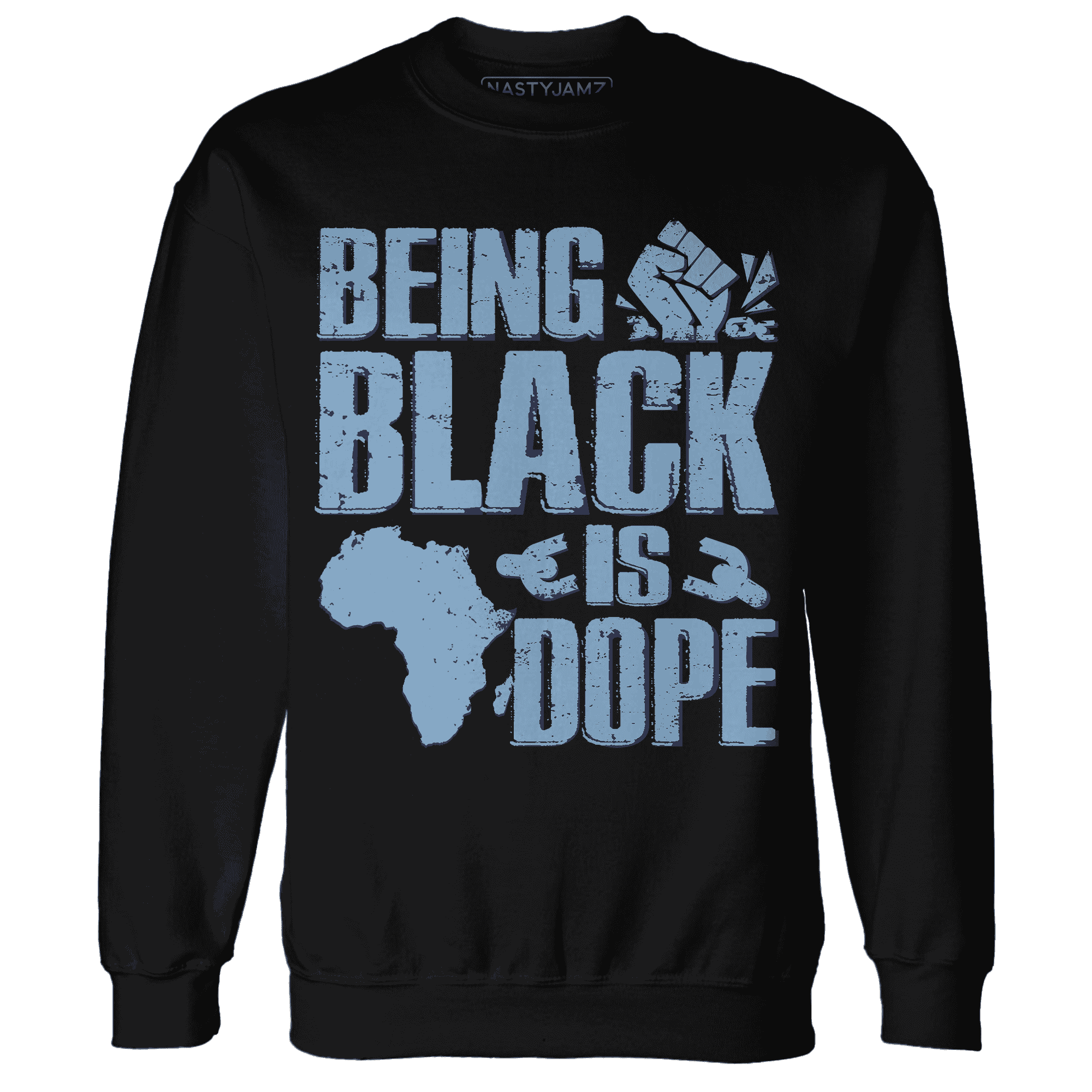 First In Flight 1s Sweatshirt Match Being Black Is Dope - NastyJamz