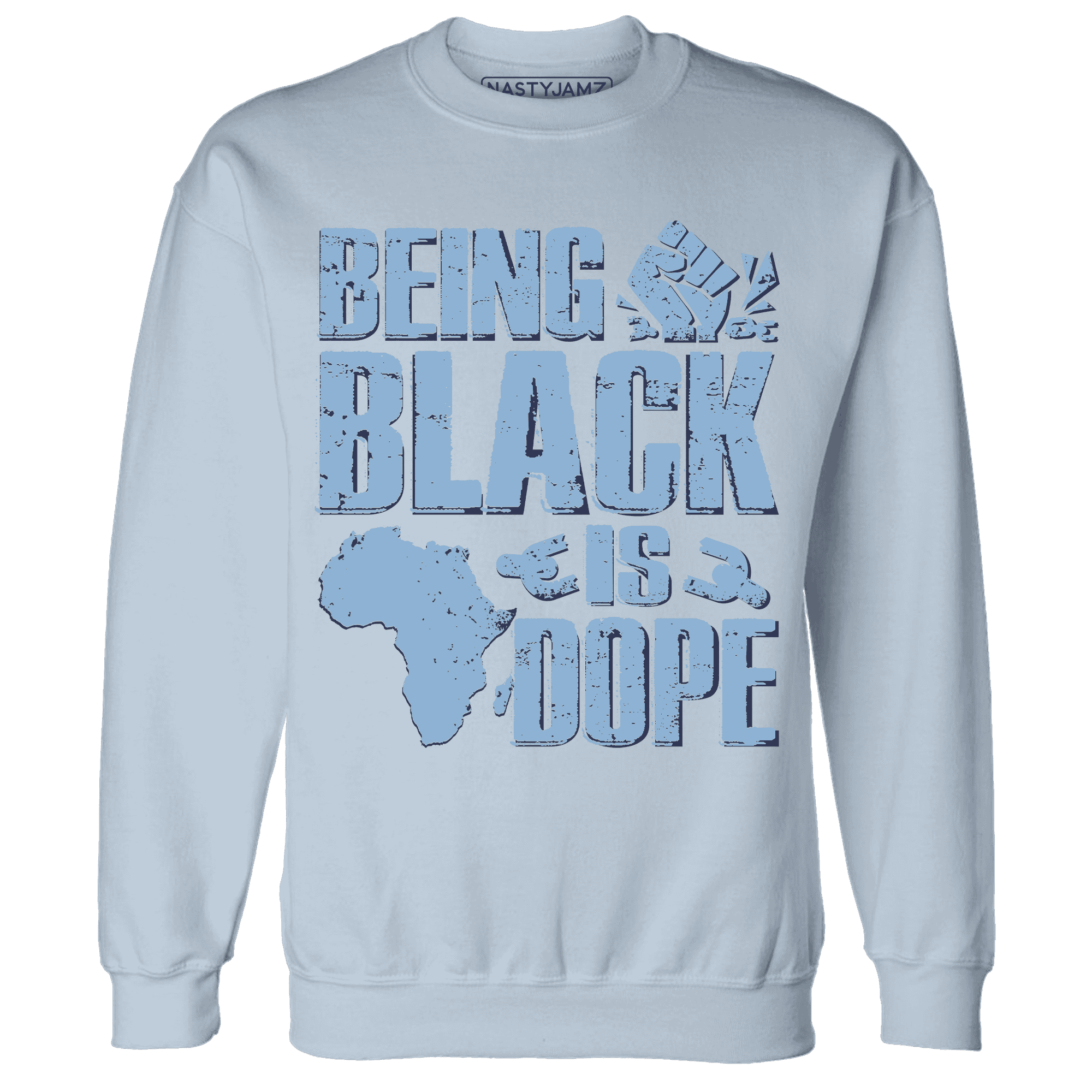 First In Flight 1s Sweatshirt Match Being Black Is Dope - NastyJamz