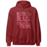 High 85 Metallic Burgundy 1s Hoodie Match Being Black Is Dope - NastyJamz