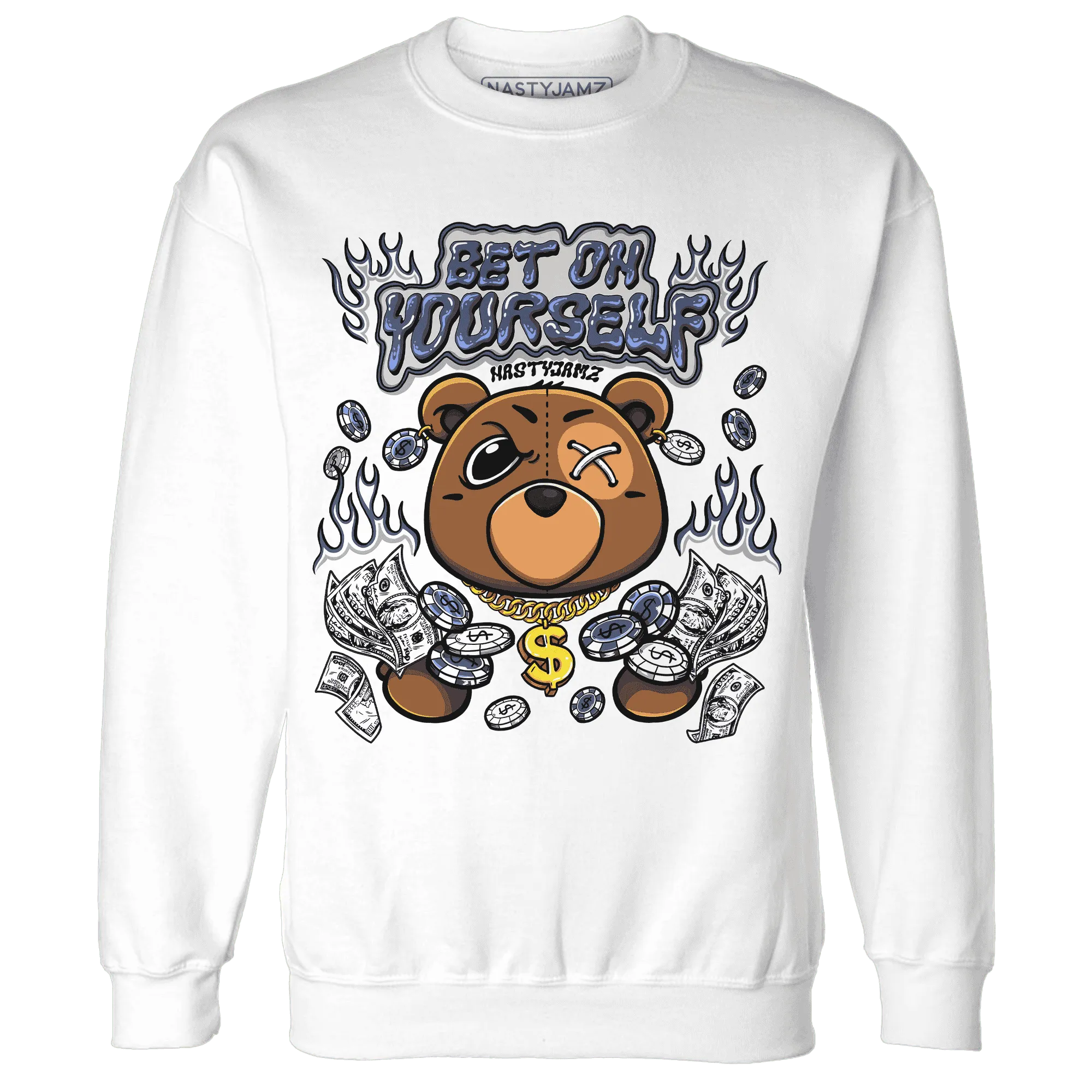 Low-Diffused-Blue-11s-Sweatshirt-Match-Bet-On-Yourself-BER