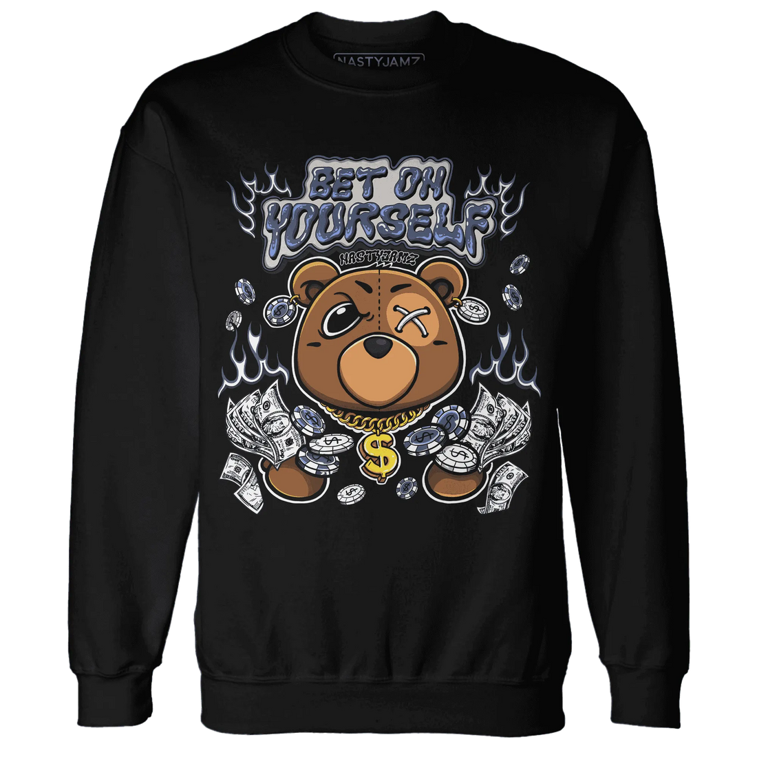 Low-Diffused-Blue-11s-Sweatshirt-Match-Bet-On-Yourself-BER