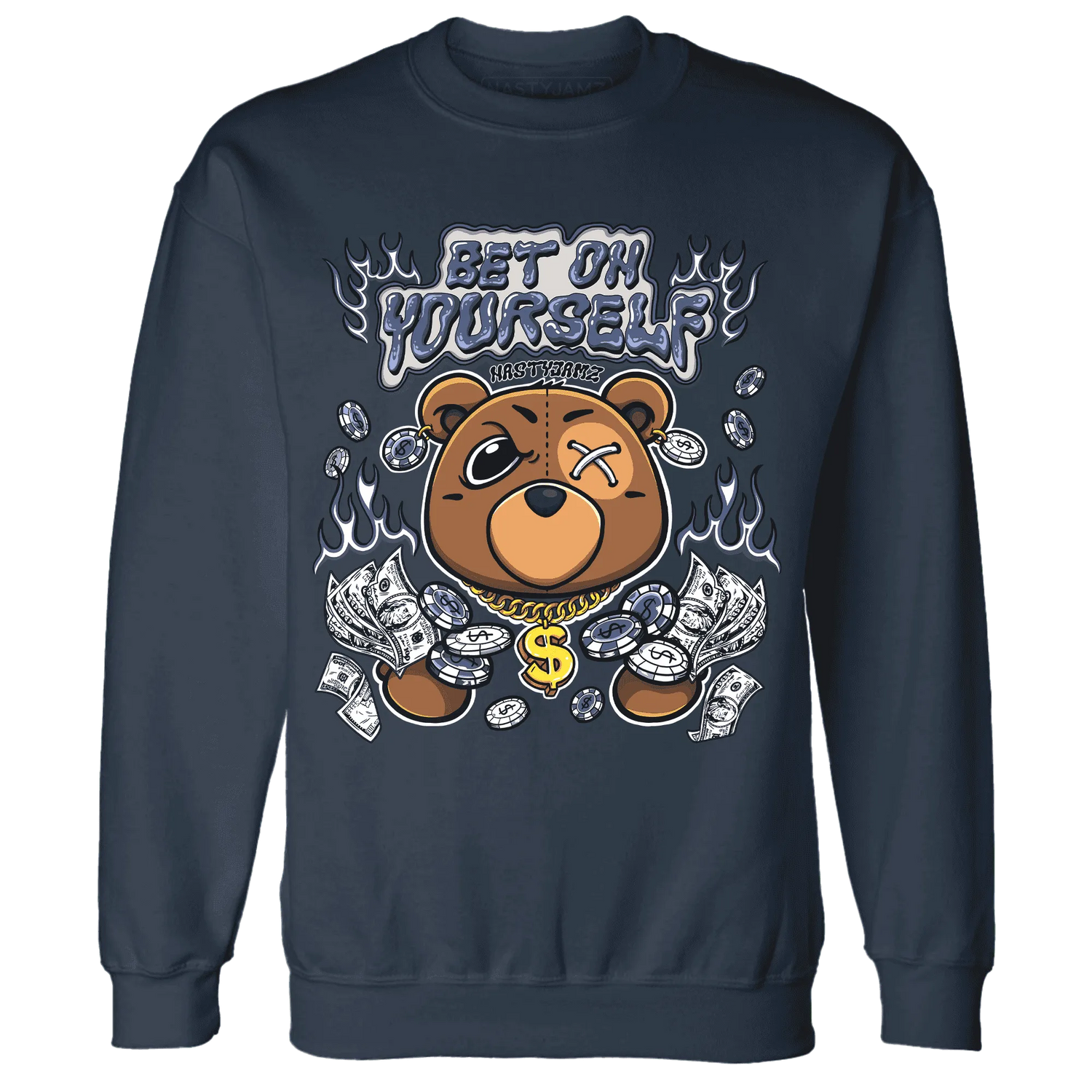 Low-Diffused-Blue-11s-Sweatshirt-Match-Bet-On-Yourself-BER