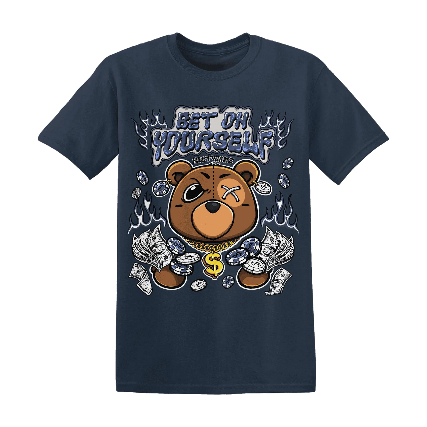 Low-Diffused-Blue-11s-T-Shirt-Match-Bet-On-Yourself-BER