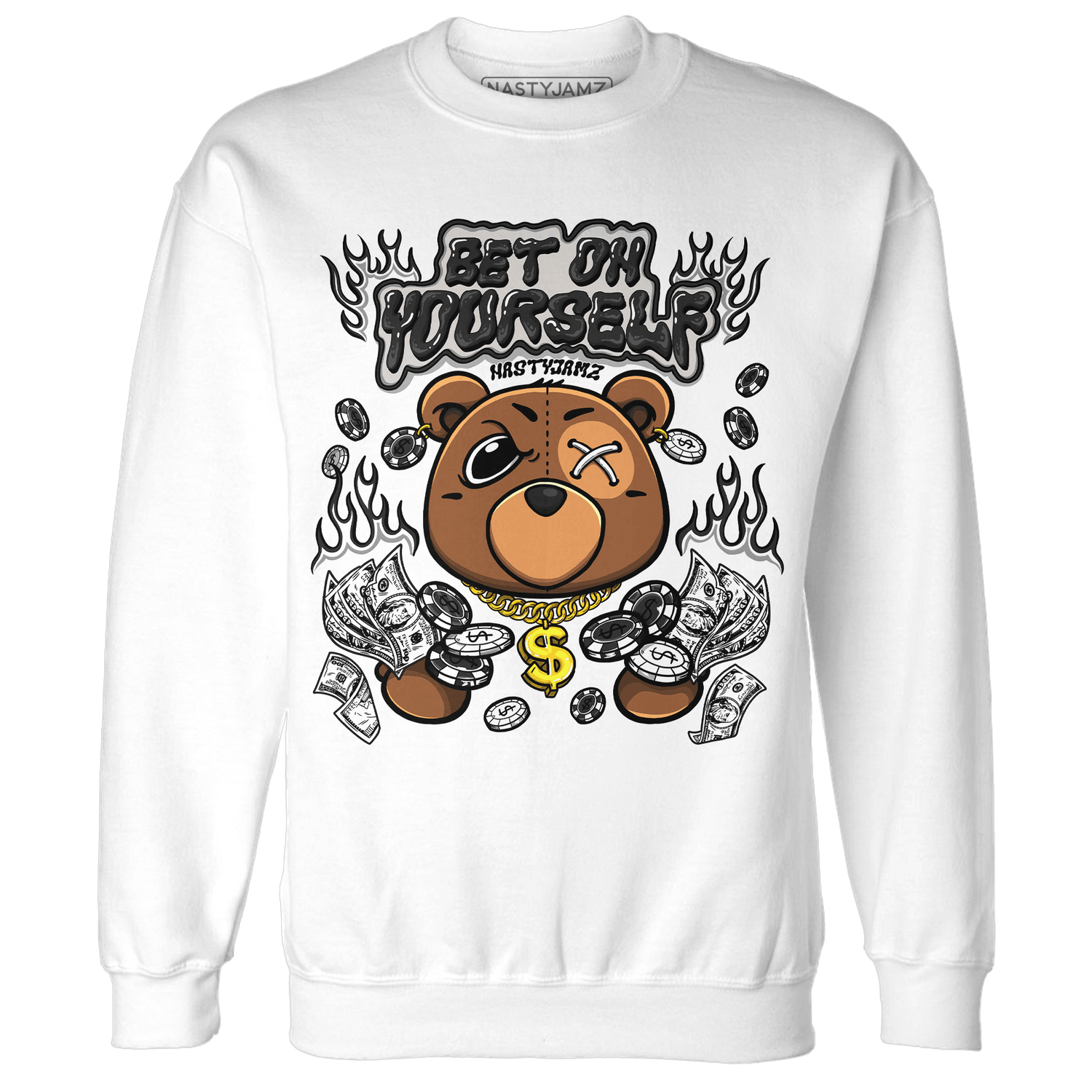 Low Space Jamz 11s Sweatshirt Match Bet On Yourself BER - NastyJamz