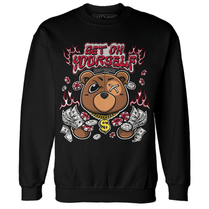 Retro Red Taxi 12s Sweatshirt Match Bet On Yourself BER - NastyJamz